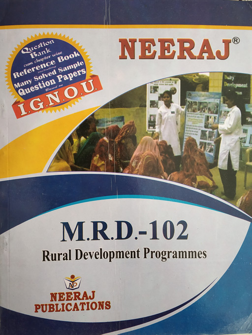 Neeraj MRD - 102 Rural Development Programmes